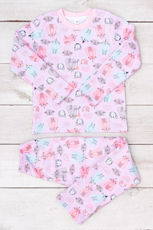 Kids’ Fleece Pajama Set – Warm Brushed Fabric & Cozy Fit, Demi-season 6076-024-2-1 HC