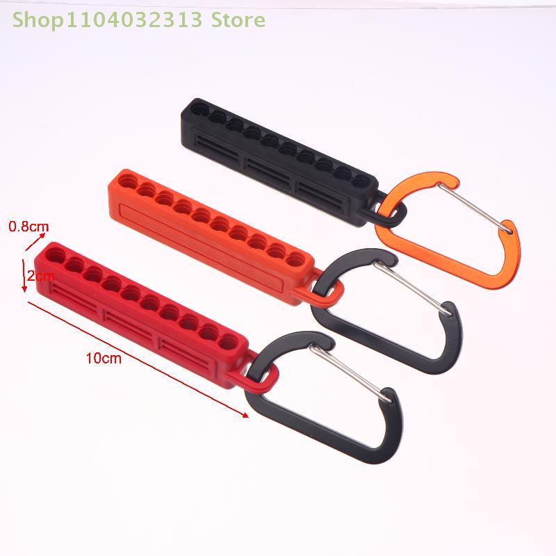 1/2PC Hex Shank Screwdriver Bit Holder Portable 10 Holes Storage Case Organizer Screw Driver Head Drill Bits Stand Case Tools
