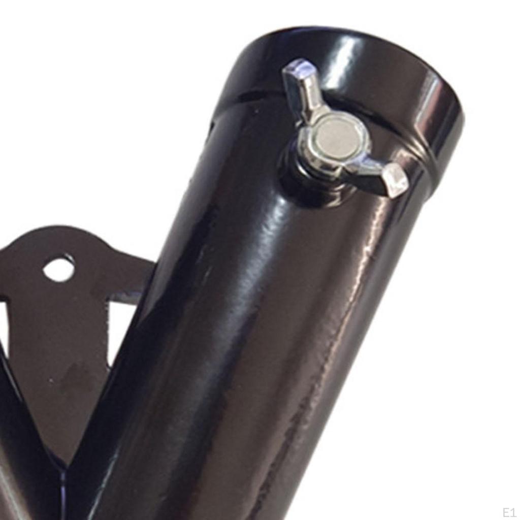 Flag Pole Holder Bracket Aluminum Alloy Stable Sturdy Mounting Bracketm for Gardens,Railing,Porch