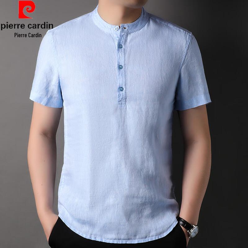 Pierre Cardin Men's Linen Short Sleeve T-Shirt