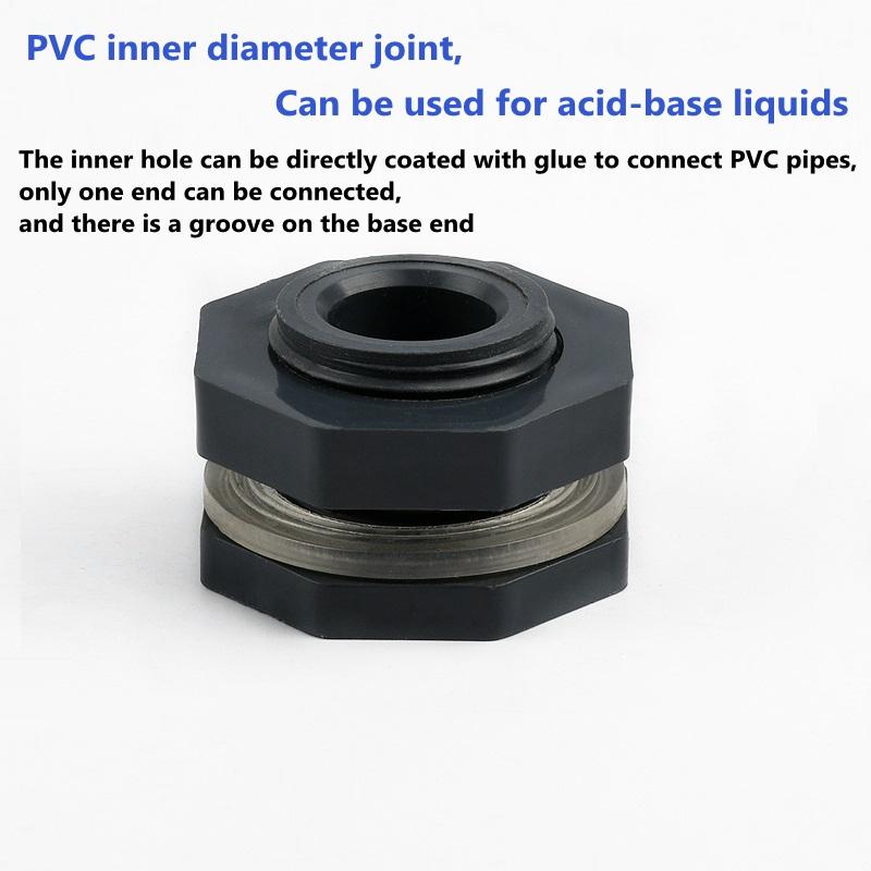 1/2" 3/4" 1" 1.2" 1.5" 2" Female/Male Thread ABS Plastic Connector Garden Irrigation Joint Fish tank Aquarium Drain Pipe Fitting