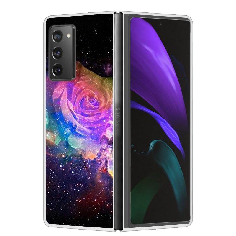 Cool Case For Samsung Z Fold 6 5 4 3 Case Hard Clear Plastic Cover For Samsung Galaxy Z Fold 2 5 6 Phone Case Funda ZFold2 Coque