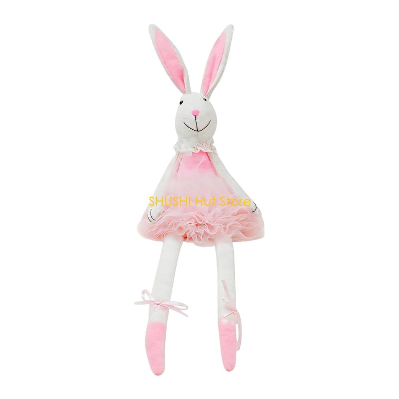 

Practical Rabbit Decorative Ornament Suitable for Present Bedroom and Holiday Table Setting with Cartoon Design D57B розовый