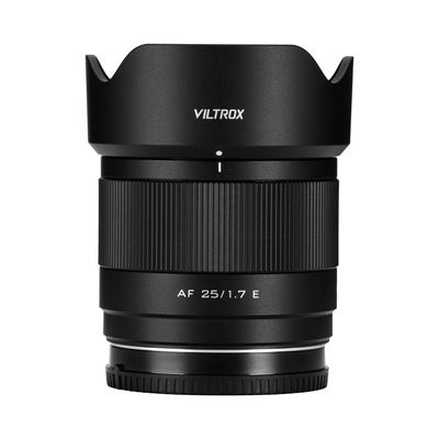 VILTROX AF 25mm E Objektiv til Sony Kompakt og Stor Blænde Udskifteligt Objektiv til Sony og Andre Spejlløse Kameraer F1.7 E-Fatning, Letvægt,