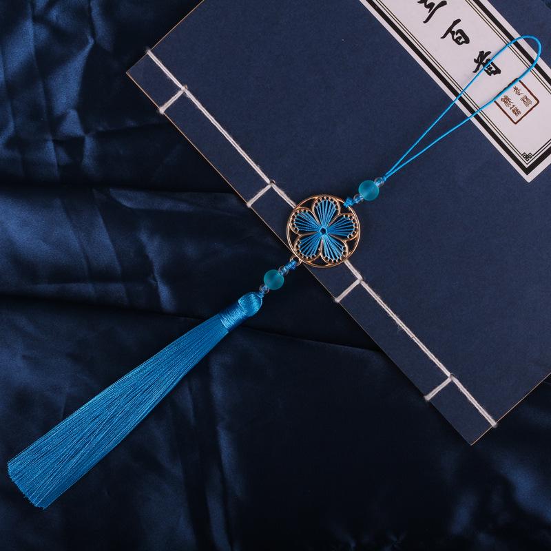 Full Bloom Round Moon Tassel DIY Handmade Hanfu Bag Pendant Cheongsam Ornament