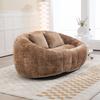 Bean Bag Sofa Lazy Durable Comfort Lounger High Back Chair for Adults and Children, Indoor & Outdoor, Accent Floor Soft Lounge Chair (Coffee Chenille)
