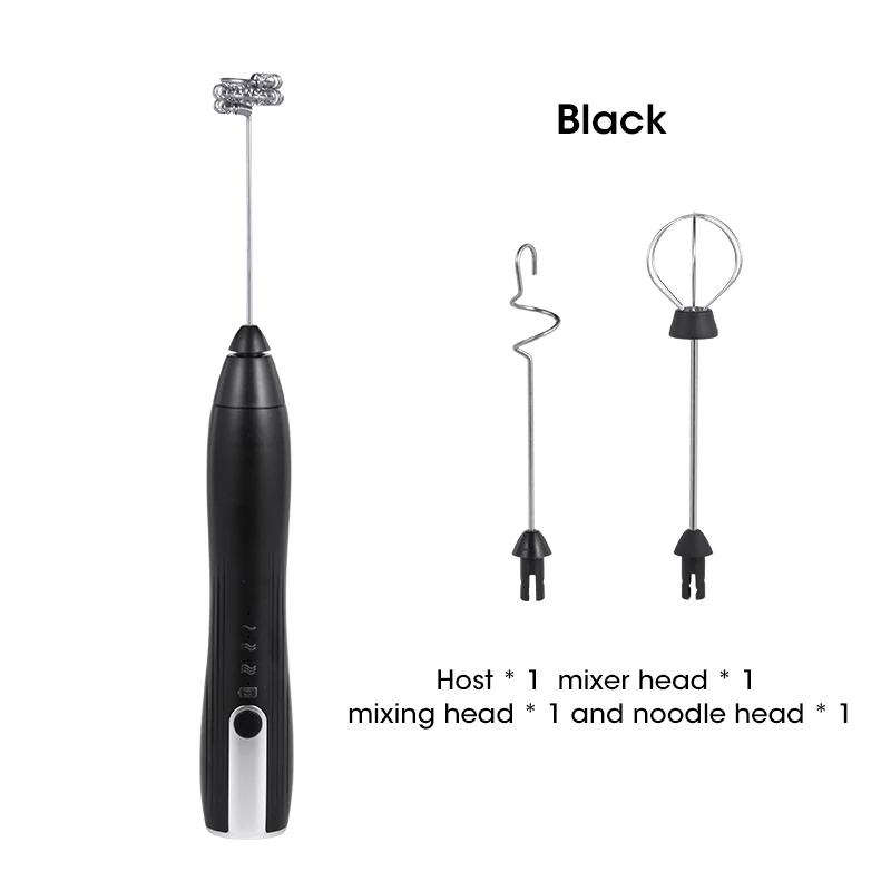 Wireless Milk Frother Electric Handheld Blender Electrical Mini Coffee Maker Whisk Mixer With USB For Coffee Cappuccino Cream