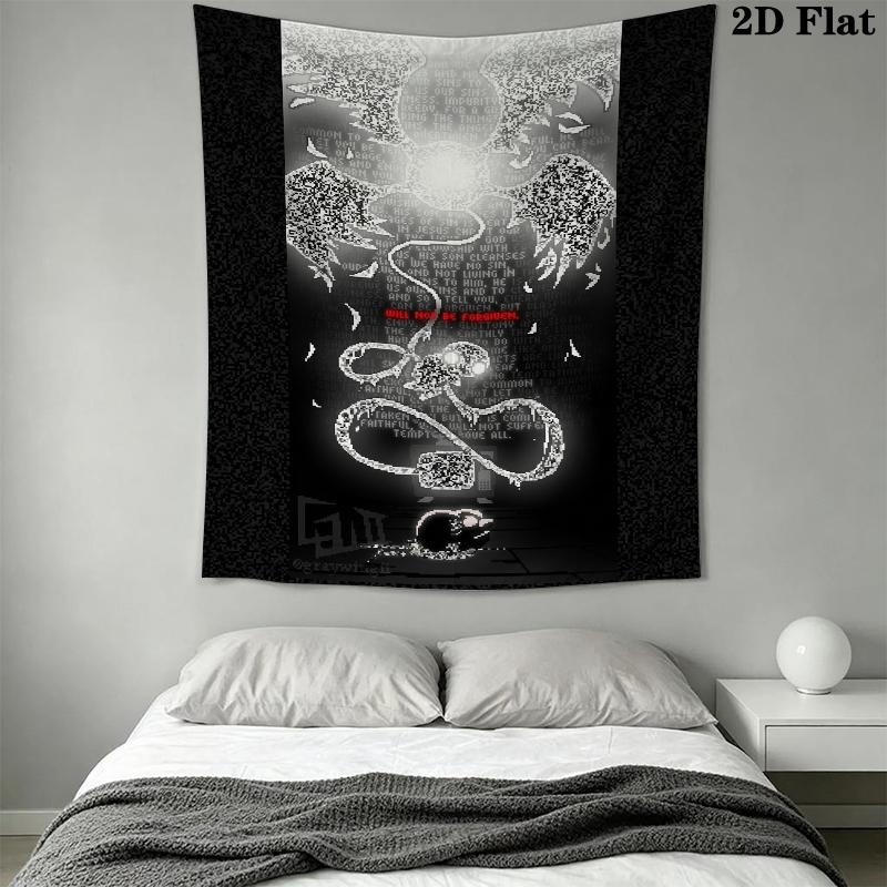 The Binding of Isaac Wall Tapestry Aesthetic Wall Hanging Printed Fabric Blanket Decorative Tapestries for Bedroom Living Room Home Decor