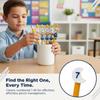 6/30PCS Space-Themed Numbered Pencil Toppers Reusable Pencil Labels  Classroom Organization