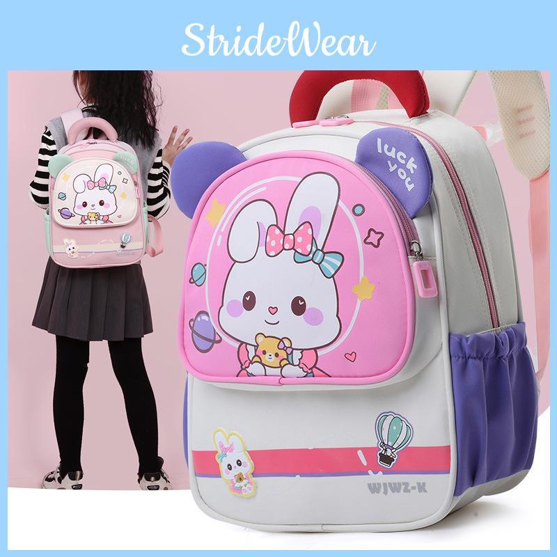 Delightful Functional And Nylon Backpack For Boys And Girls Aged 3 To 6 With Cute Graphics Cartoon