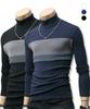 BLUEFORCE [2Pack] Maddie Turtleneck Fleece-Lined Long Sleeve T-Shirt