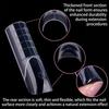 150Pcs Transparent False Nail 15 Sizes Nail Extension Form New Dual Nail Form  for Nail Art Salon