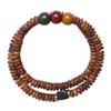 Vintage Green Sandalwood & Alashan Agate Multi-Circle Unisex Bracelet