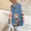 Violet Evergarden Phone Case For IPhone 11 12 13 Pro Max X XR XS Max 6 6S 7 8 Plus SE 2022 Liquid Square Color Phone Cover