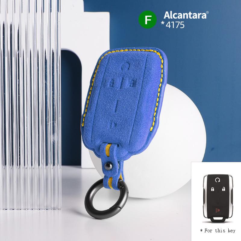 For Chevrolet Silverado 1500 2500 3500 Colorado Tahoe Suburban GMC Sierra Canyon Car Key Case Cover Shell Keychain Accessories