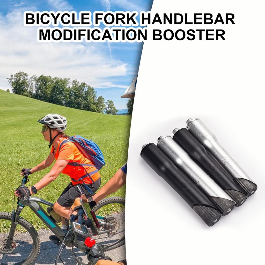 Road Bike Fork Stem Extender Bicycles Handlebar Stem Risers Aluminium Alloy Head Up Adapter Bike Stem Height Extender