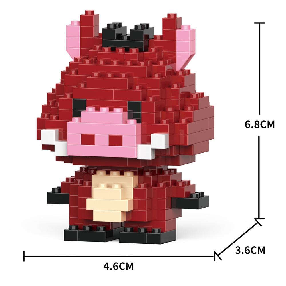 Cartoon Anime  Blocks Kuromi My Melody Cinnamoroll Mouse Building Blocks Doll Toy Kids Birthday Gift
