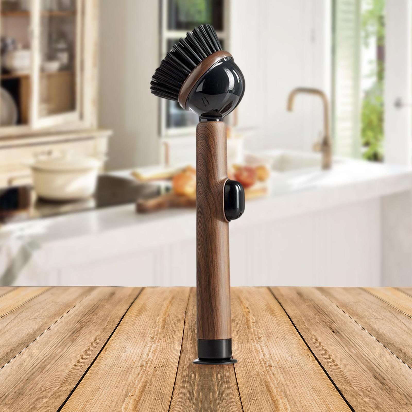 

Soap Dispensing Dish Brush Scrubber Multifunctional Convenient Hand Tool Scrub Cleaning
