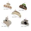 Trendy Acetate Hair Clip Strong Clasp For Long Hair Smooth Clip Lightweight Everyday Use