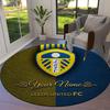 Leeds United Custom Name Round Area Rug,Carpet Rug for Living Room Bedroom Sofa Playroom Decor,Non-slip Floor Mat