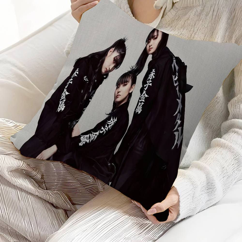 Band Babymetal Personalized Pillow Dust Cover Bedroom Kids Party Decoration Pillowcase Birthday Children Gift