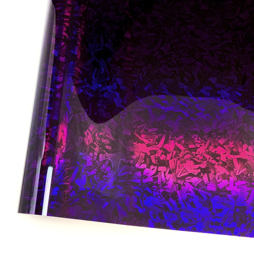 

Glossy Forged Carbon Fiber Car Sticker Self-adhesive Film Supplies Car Wrapping Vinyl Waterproof Paint Auto Outdoor Accessories 10cmx150cm фиолетовый