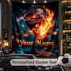 Personalized Wall Tapestry,One Piece Custom Printed Name, Fabric Wall Art For Indoor Room Backdrop