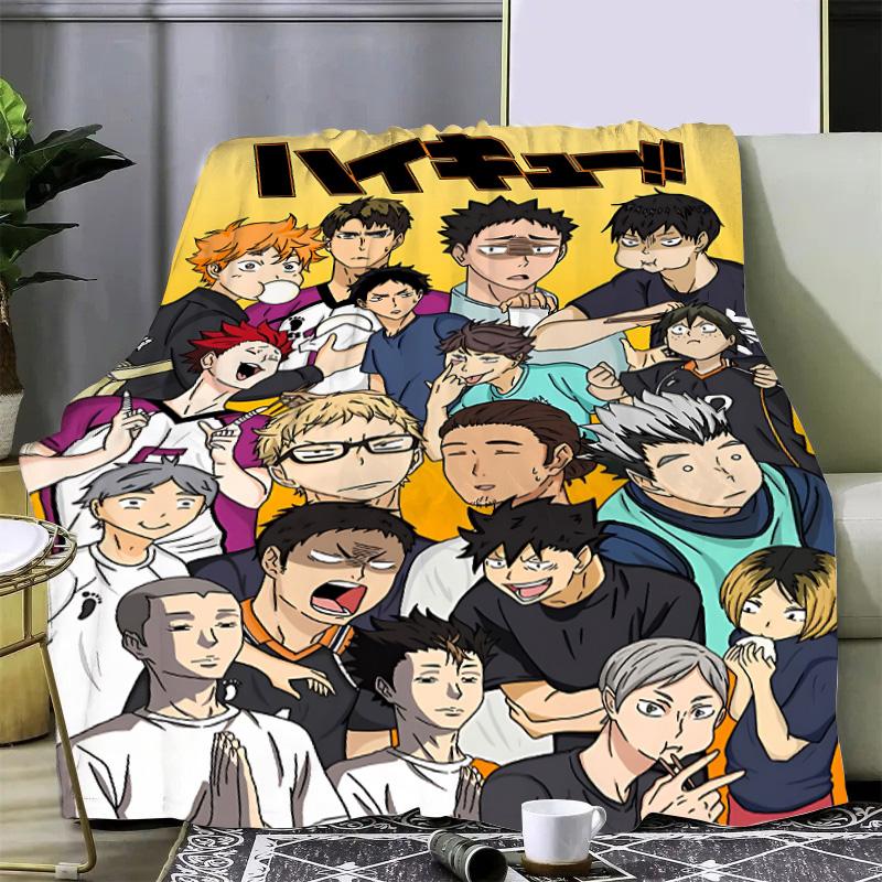 Hot Anime Haikyuu! Printed Blanket Picnic Blankets Warm Blanket Soft and Comfortable Blanket Home Travel Birthday Gift