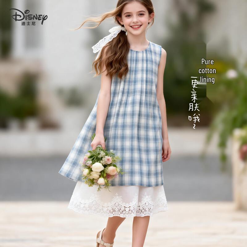 Disney Girls  Summer Princess Suspender Dress 140
