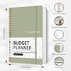 A5 Passwortbuch Spiralgebunden Login-Organizer Mit Stickern Elastischer Verschluss Twin-Wire Passwort-Logbuch
