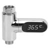 Shower Thermometer Aluminum LED Digital Shower Thermometer for Home Bathroom Kitchen