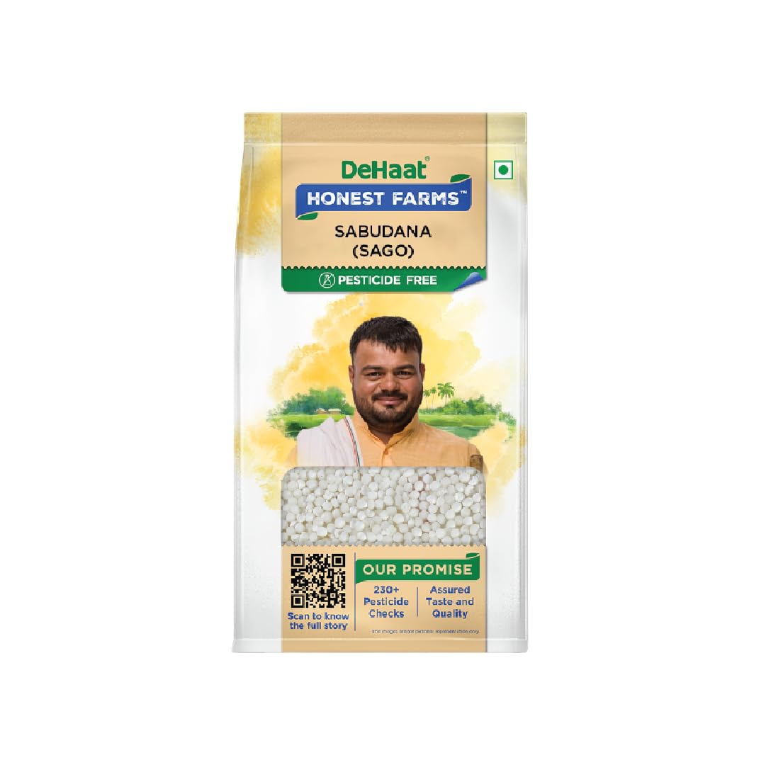

DeHaat Honest Farms Pesticide Free Sabudana (Sago) 500GM