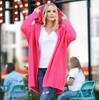 2025 Purple Batwing Knit Hoodie - Women's Loose-Fit Temperament Commuter Sweater Coat