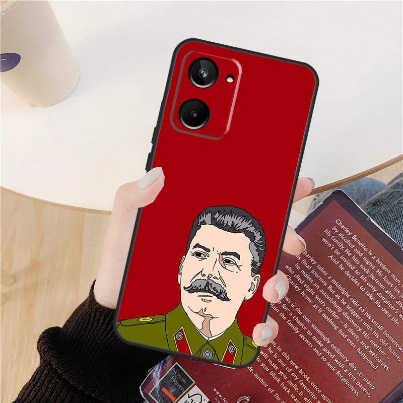 Stalin Soviet Case For Realme GT 6 6T 5 GT7 Pro 10 11 12 13 14 Pro Plus C53 C51 C21Y C25S C55 C67 C61 C75