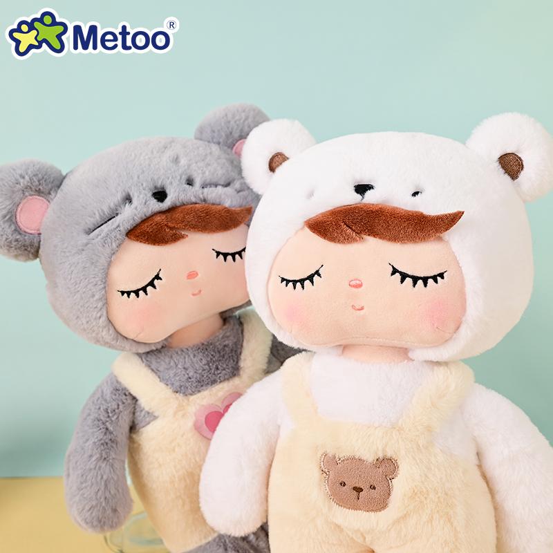 Non-Toxic Metoo Angela Cute Fluffy Plush Doll12 Inchprincess Bear Rabbit Mouse Soft Stuffed Toys Baby Bedtime Toy Kids Birthday Gifts