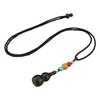 Gourd Pendant Necklace Decor Ornament Adjustable Long Necklaces for Unisex Black