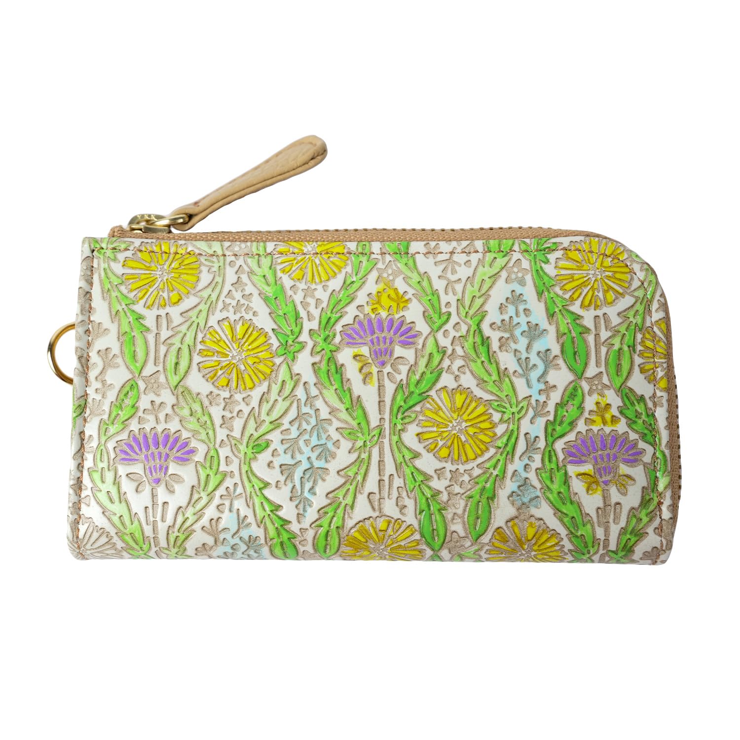 

Ключ Ключ Смарт Шкіра Натуральна Місузу Квітковий Подарунок для Леді та [Юдзен Бунко] Чохол, Тримач, Ключ, L-подібна Блискавка, Розкладний, Аксесуари, Жіночий,