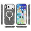 For iPhone 17 Pro Case Compatible with MagSafe Glitter Powder PC+TPU Phone Cover