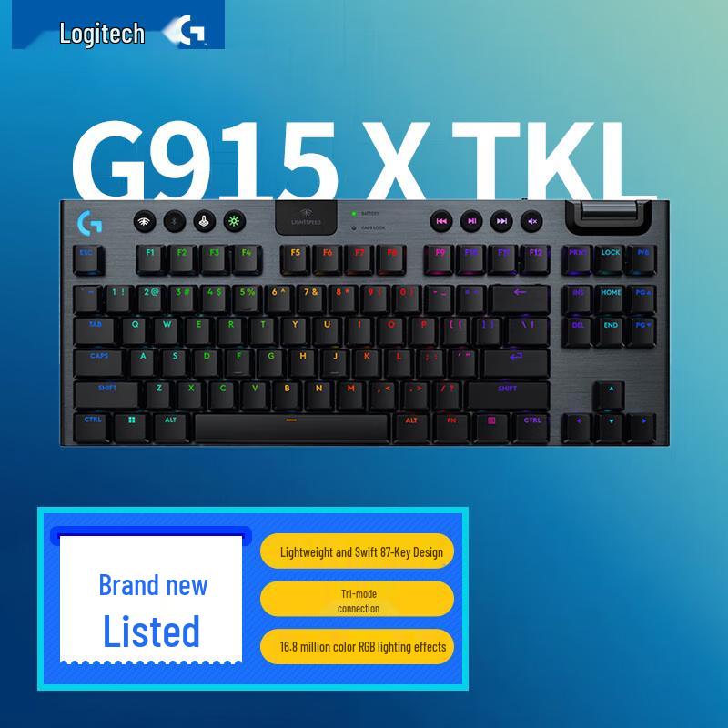 

Logitech G915 X LIGHTSPEED TKL Low-Profile Gaming Keyboard