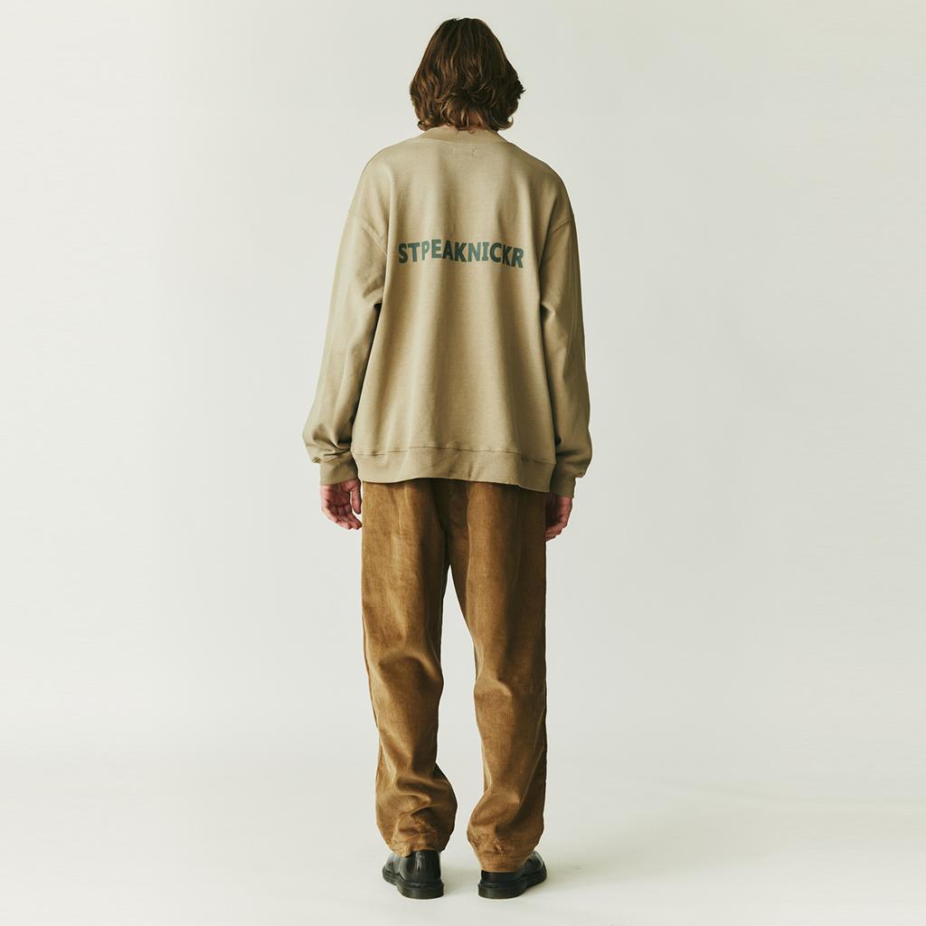 SPNK Corduroy Loose Fit Elastic Waist Pants (Men'S)_Camel