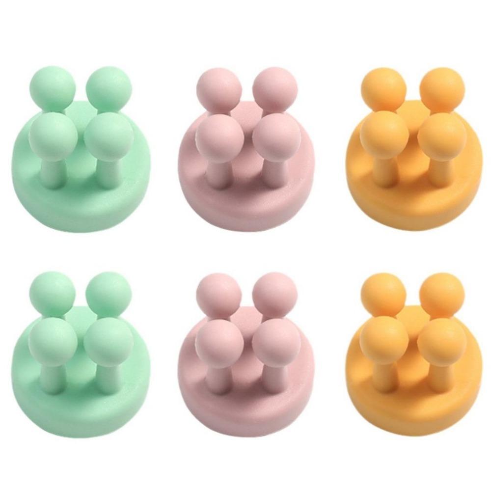 Self Adhesive Silicone Hook Bathroom Razor Holder Storage Hook Wall Shaving Shaver Shelf Toothbrush Holders Organization