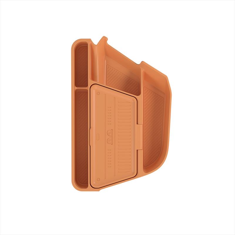 For GWM TANK 500 2026 Center Console Lower Storage Box Silicone Organizer Tray Stowing Tidying Car Interior Accessories