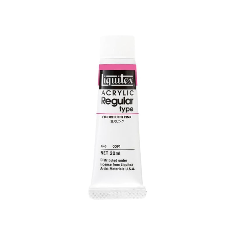 

acrylic paints liquitex color Regular type No. 6 tube 091 fluorescent pink