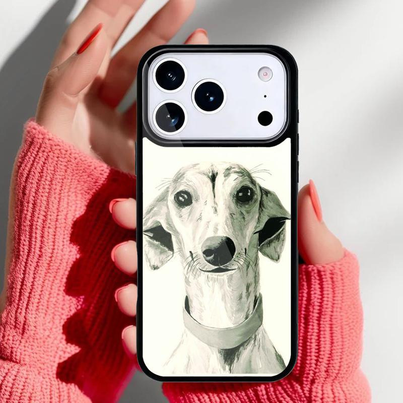 Greyhound Phone Case for iPhone 17 16 15 14 13 Pro Max Back Cover for 12 11 Pro Coque
