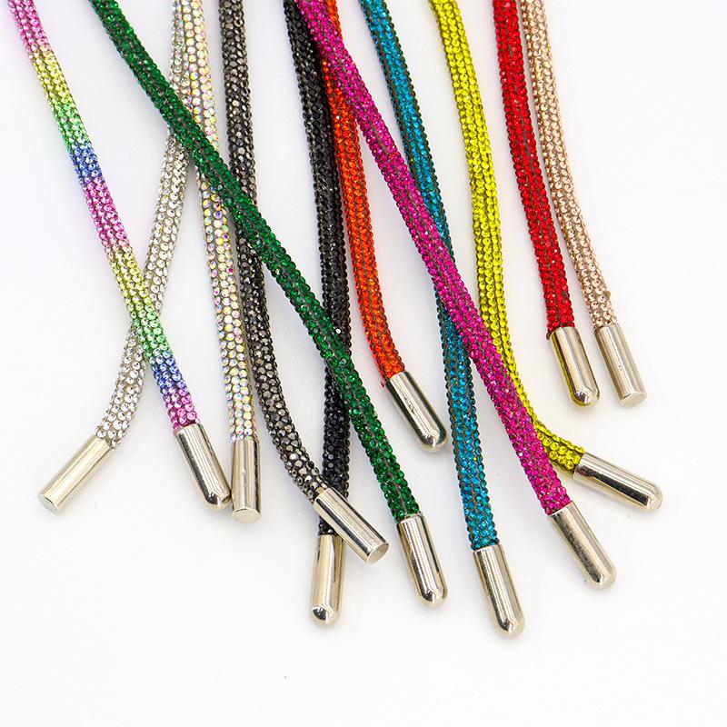 10 stuks Strass Buis Touw Glitter Touw Koord Tas Schoenen Kostuum Cadeau Accessoire DIY Ambachten Kristal Strass Touw Buis Decoratie