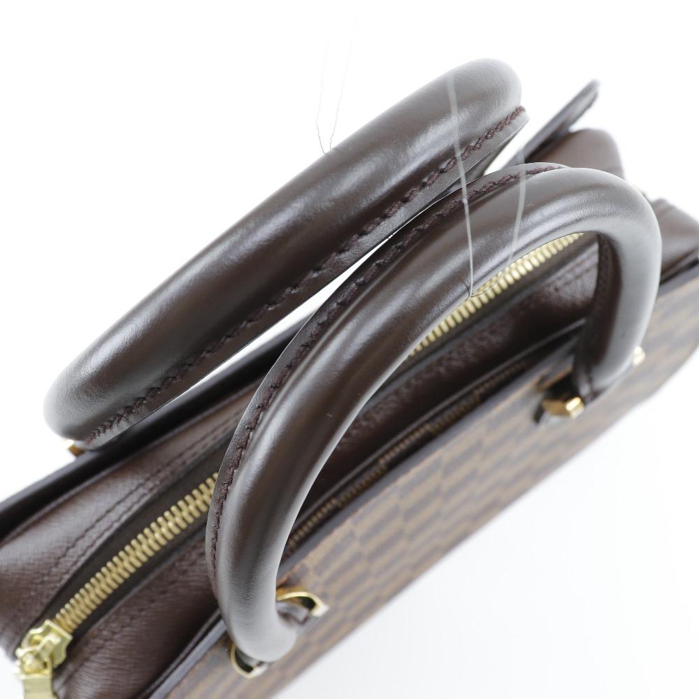 LOUIS VUITTON Triana Handbag N51155 Brown Damier canvas Women Used