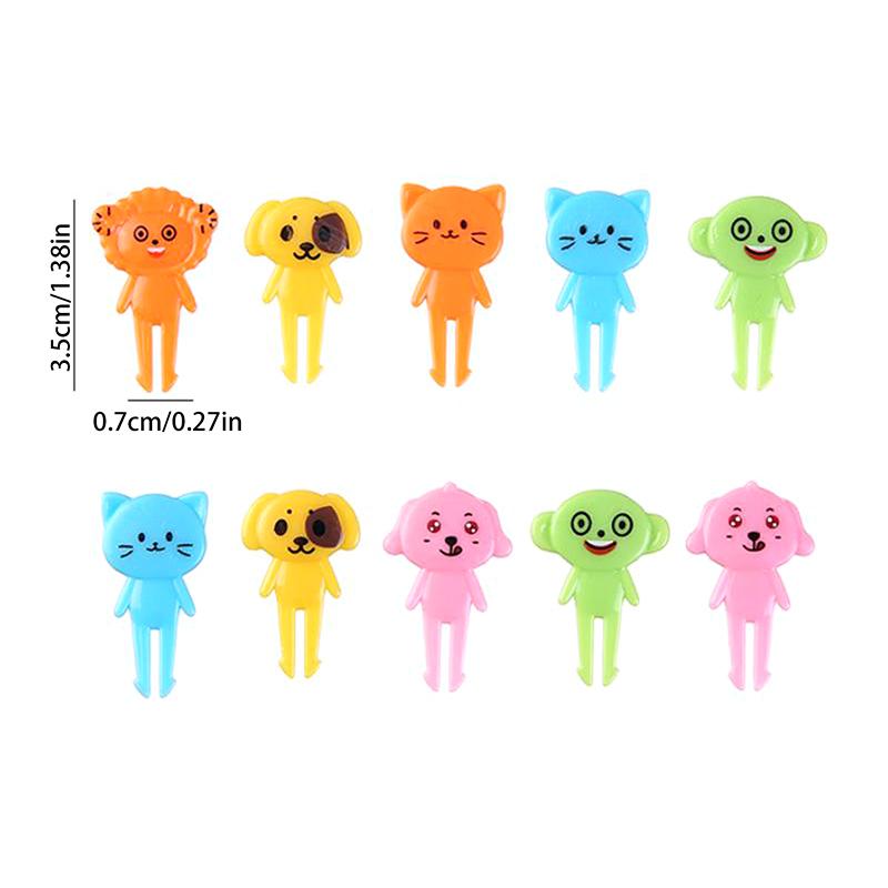 Animal Food Picks Mini Forks For Kids Cute Fruit Fork Bento Box Bento Accessories Food Decoration Fork Food Picks For Kids