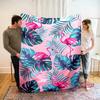 Beautiful Pink Flamingo Cartoon Soft Blanket for Bed Bedroom Sofa Picnic, Throw Blanket for Cover Outdoor Leisure Trip Nap Gifts