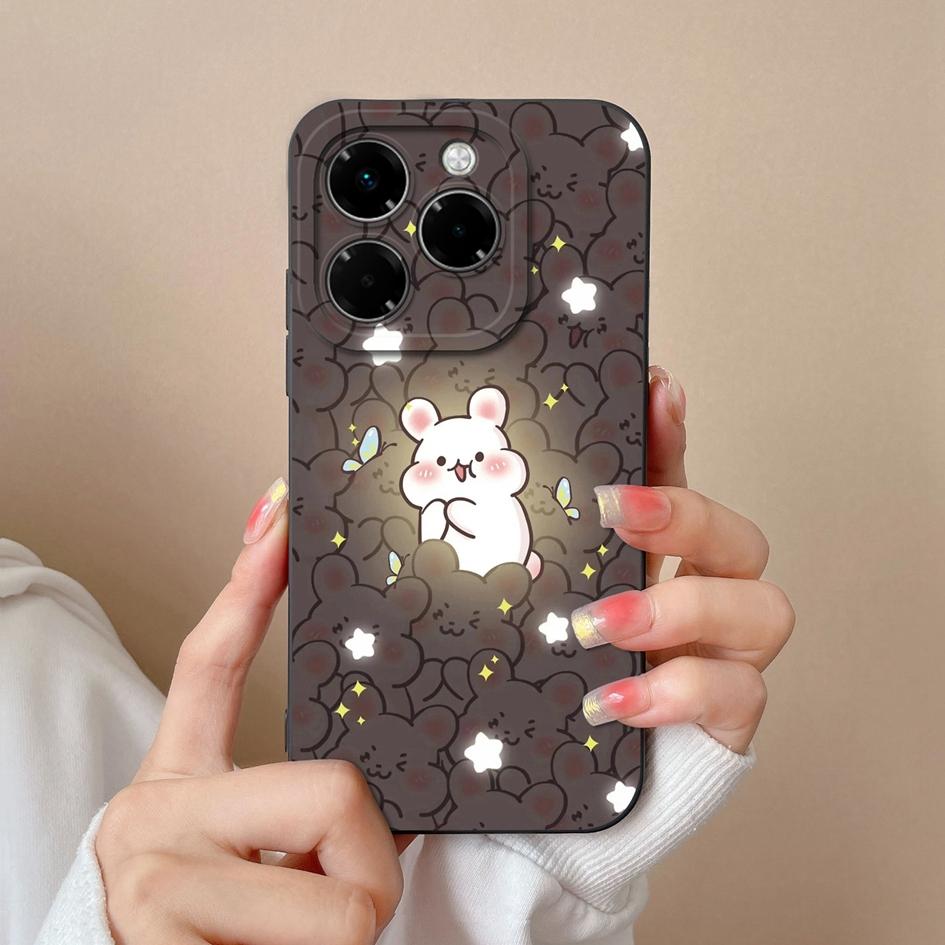 

Корпус для Infinix Hot 50 Pro Plus 50i Note 40X Smart 9 Zero 40 4G 5G Мягкий чехол с небольшим цветочным узором Силиконовый прочный противоскользящий чехол для Infinix Новый чехол Infinix Hot 50 Pro+ 4G