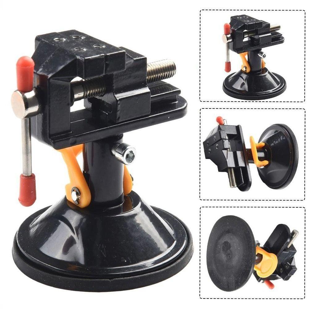 360-Degree Locking Base Rotating Vice Universal Suction Cup Table Vice  Jewelry Making